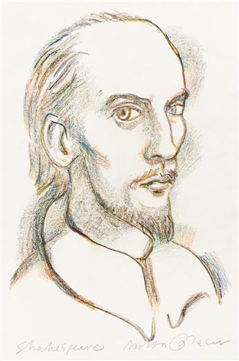 MILTON GLASER (1929 - 2020) Shakespeare Theatre for a New Audience.                                                                              